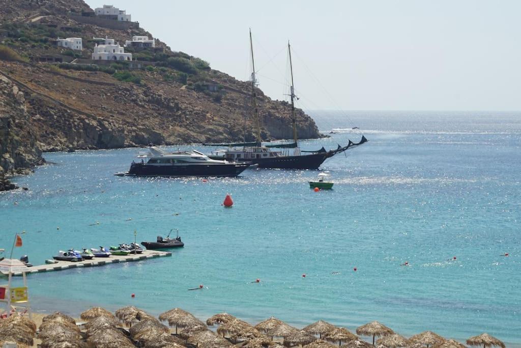 1Path Wave Mykonos Super Paradise Beach House Mykonos Town エクステリア 写真