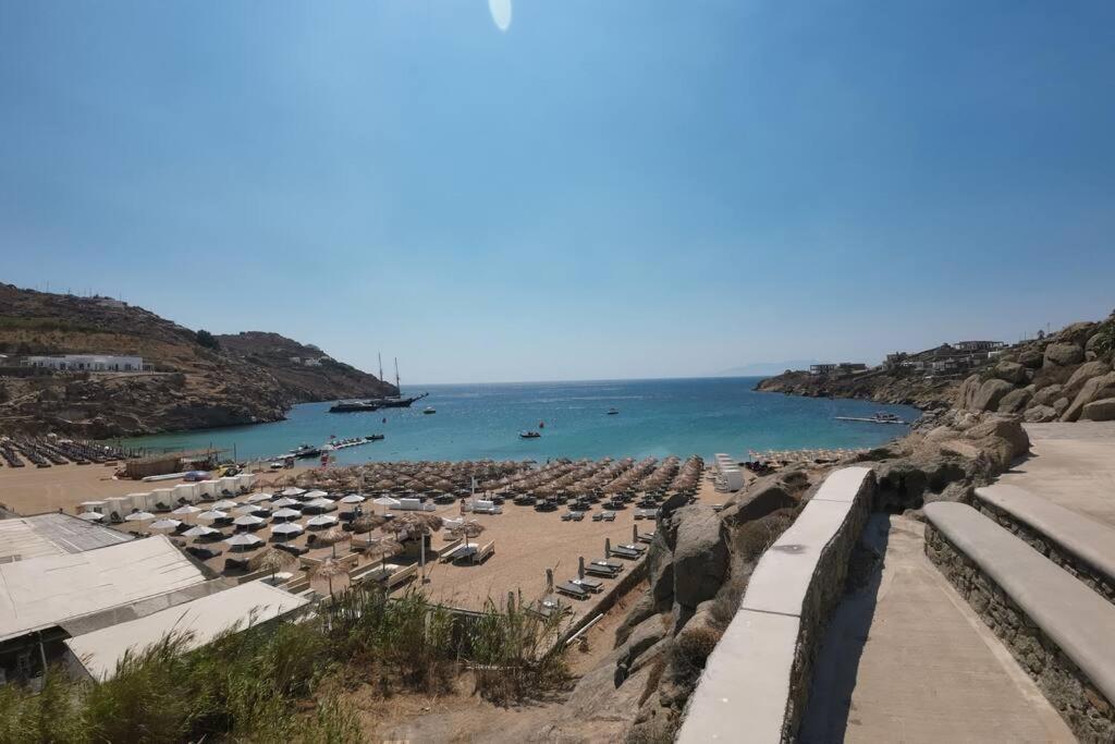 1Path Wave Mykonos Super Paradise Beach House Mykonos Town エクステリア 写真