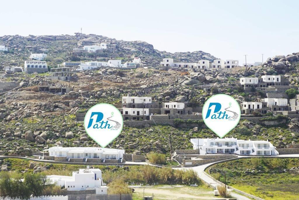 1Path Wave Mykonos Super Paradise Beach House Mykonos Town エクステリア 写真